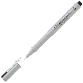 Линер Faber-Castell Ecco Pigment черный (толщина линии 0.5 мм)