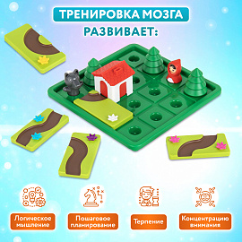 Настольная логическая игра IQ ТРЕНИНГ "Красная шапочка", 1TOY, Т25562