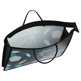 Папка с ручками А4 ArtSpace "Sport", пластик, на молнии, 75мм