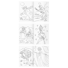 Раскраска А5, 8 стр., ТРИ СОВЫ "Волшебник Изумрудного города