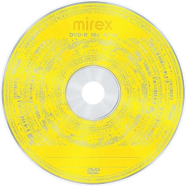 Диск DVD-R Mirex 4.7 ГБ 16x конверт UL130003A1C