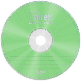 Диск DVD-RW Mirex 4.7 ГБ 4x cake box UL130032A4M (25 штук в упаковке)
