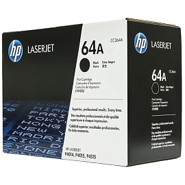 Картридж лазерный HP 64A CC364A черный оригинальный фото Картридж лазерный HP 64A CC364A черный оригинальный