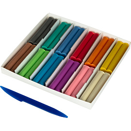 Пластилин восковой Луч Школа творчества 12 цветов 180 грамм