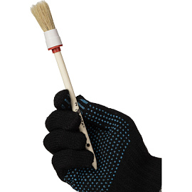 Кисть малярная круглая Matrix из натуральной щетины 20x15 мм (82072)