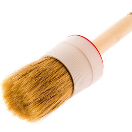 Кисть малярная круглая Matrix из натуральной щетины 45x36 мм (82082)