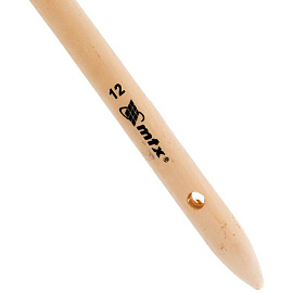 Кисть малярная круглая Matrix из натуральной щетины 45x36 мм (82082)