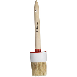 Кисть малярная круглая Matrix из натуральной щетины 60x48 мм (82088)