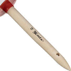 Кисть малярная круглая Matrix из натуральной щетины 60x48 мм (82088)