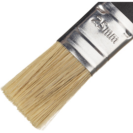 Кисть малярная плоская Сибртех из натуральной щетины 25x5.7 мм (82502)