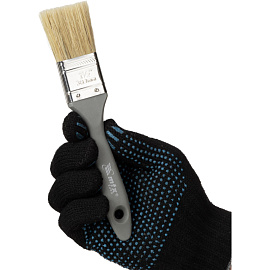 Кисть малярная плоская Matrix из натуральной щетины 38x10 мм (83062)