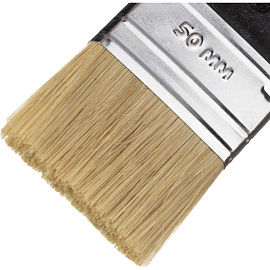 Кисть малярная плоская Сибртех из натуральной щетины 50x5.5 мм (82504)