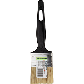 Кисть малярная плоская Сибртех из натуральной щетины 50x5.5 мм (82504)