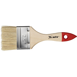 Кисть малярная плоская Matrix из натуральной щетины 63x11 мм (82535)