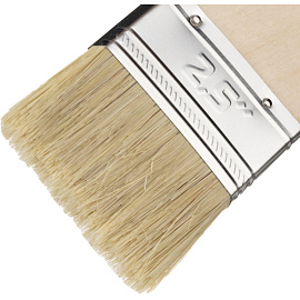 Кисть малярная плоская Matrix из натуральной щетины 63x11 мм (82535)