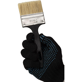 Кисть малярная плоская Сибртех из натуральной щетины 70x6.2 мм (82506)