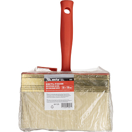 Кисть малярная ракля Matrix из искусственной щетины 150x49 мм (84129) фото Кисть малярная ракля Matrix из искусственной щетины 150x49 мм (84129)