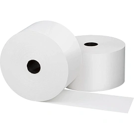 Чековая лента из термобумаги ProMega jet / Комус 80 мм намотка 219 м диаметр 130 мм втулка 26 мм