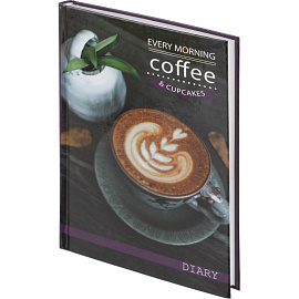 Ежедневник недатированный Attache Coffee 7БЦ A5 128 листов комбинированный