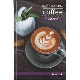 Ежедневник недатированный Attache Coffee 7БЦ A5 128 листов комбинированный