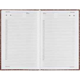 Ежедневник недатированный Attache 7БЦ A5 128 листов бордовый