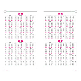 Ежедневник недатированный Attache 7БЦ A5 128 листов комбинированный