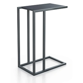 Стол журнальный KD_ придиванный Триада-18, каркас серый/ст.серый