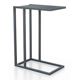 Стол журнальный KD_ придиванный Триада-18, каркас серый/ст.серый