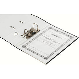 Папка-регистратор Attache 50 мм черная ПВХ/бумага