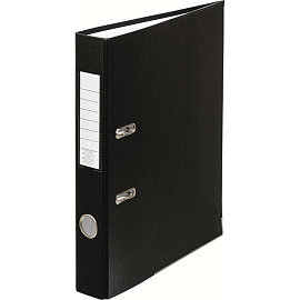 Папка-регистратор Attache 50 мм черная ПВХ/бумага