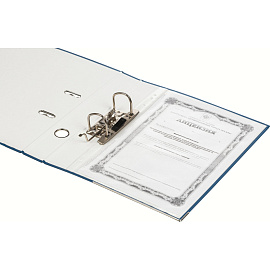 Папка-регистратор Attache 50 мм синяя бумвинил/бумага