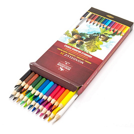 Карандаши акварельные Koh-i-Noor Mondeluz шестигранные 24 цвета в наборе