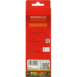 Карандаши акварельные Koh-i-Noor Mondeluz шестигранные 18 цветов в наборе фото Карандаши акварельные Koh-i-Noor Mondeluz шестигранные 18 цветов в наборе