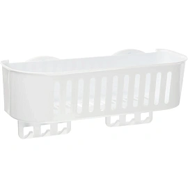 Полка для ванной Грация прямая белая EK-513