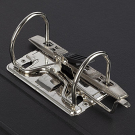 Папка-регистратор Attache 50 мм чёрная бумвинил с защитным уголком