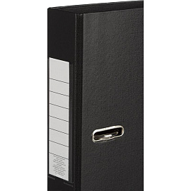 Папка-регистратор Attache 50 мм чёрная бумвинил с защитным уголком