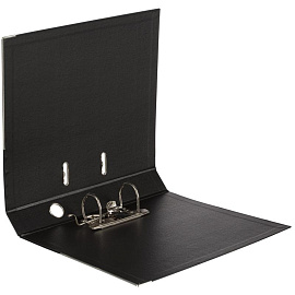 Папка-регистратор Attache 50 мм чёрная бумвинил с защитным уголком