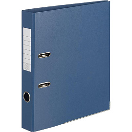 Папка-регистратор Attache 75 мм синяя бумвинил с защитным уголком