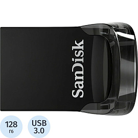Флешка USB 3.0 128 ГБ SanDisk Ultra Fit (SDCZ430-128G-G46)