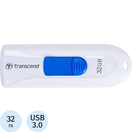 Флешка USB 3.0 32 ГБ Transcend JetFlash 790 (TS32GJF790W)