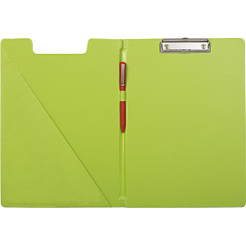 Папка-планшет с зажимом Attache Bright colours A4 салатовая с крышкой