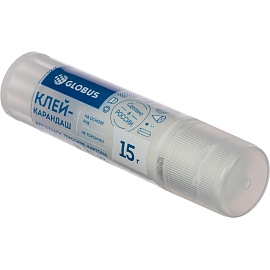 Клей-карандаш Глобус 1022 Школьный 15 г фото Клей-карандаш Глобус 1022 Школьный 15 г