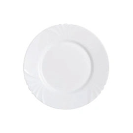 Тарелка обеденная Luminarc Кадикс стекло 25 см белая
