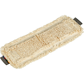 Насадка МОП для швабры-флаундера (плоской) Vileda Professional Контракт УльтраСпид Про хлопок 43x15 см бежевая