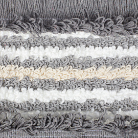 Насадка МОП для швабры-флаундера (плоской) Vileda Professional ТриоПлюс КомбиСпид Про микрофибра/хлопок 53x17 см серая