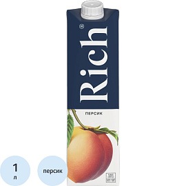 Сок Rich персиковый 1 л
