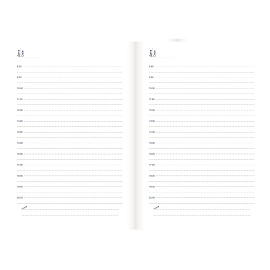 Ежедневник недатированный Attache Agenda искусственная кожа А6 160 листов бордовый