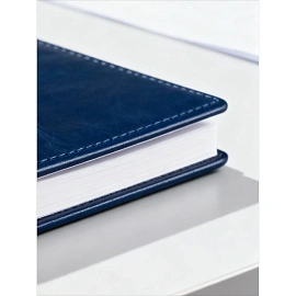 Ежедневник недатированный Attache Agenda искусственная кожа А6 160 листов синий