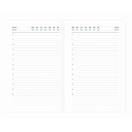 Ежедневник недатированный Attache Agenda искусственная кожа А6 160 листов коричневый