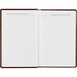 Ежедневник недатированный Attache Agenda искусственная кожа А6 160 листов коричневый